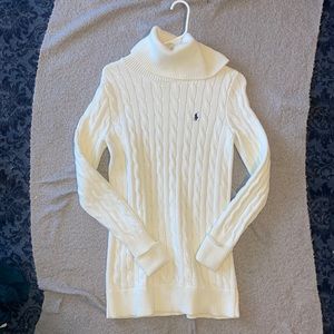 Women’s cable knit Polo tunic dress size small. Ralph Lauren sport